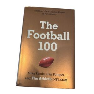 NWT The Football 100 Hardcover Book Sports Athletes NFL